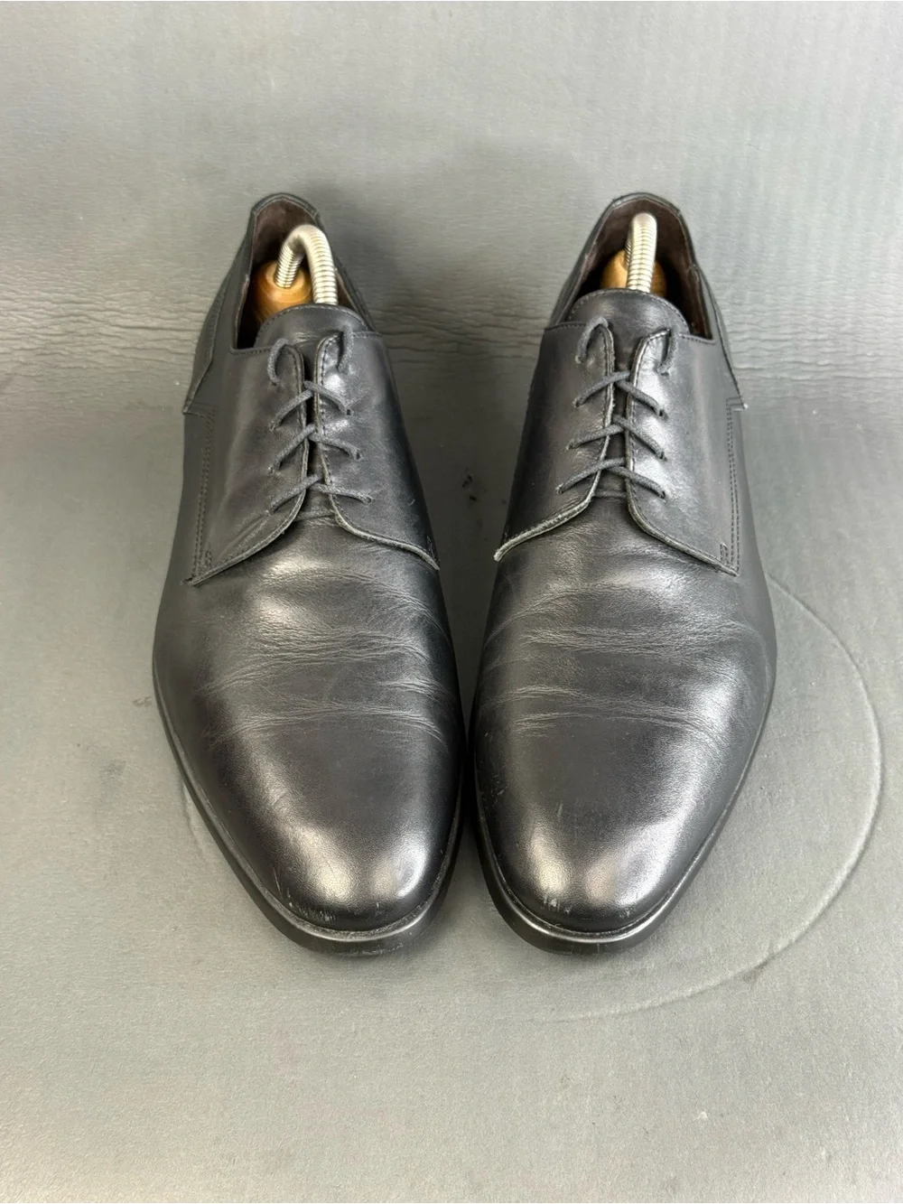 Bruno Magli Maitland black leather derby shoes men’s size 11.5